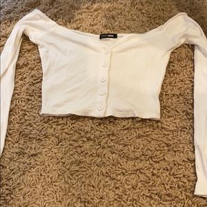 Fashion nova off the shoulder long sleeve